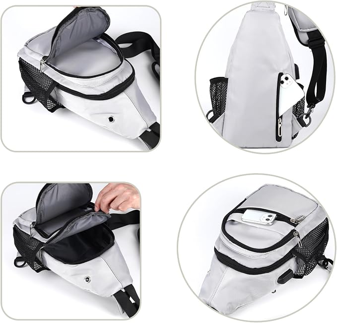 JENAGREEN Waterproof Sling Backpack Crossbody Sling Bag - Image 8