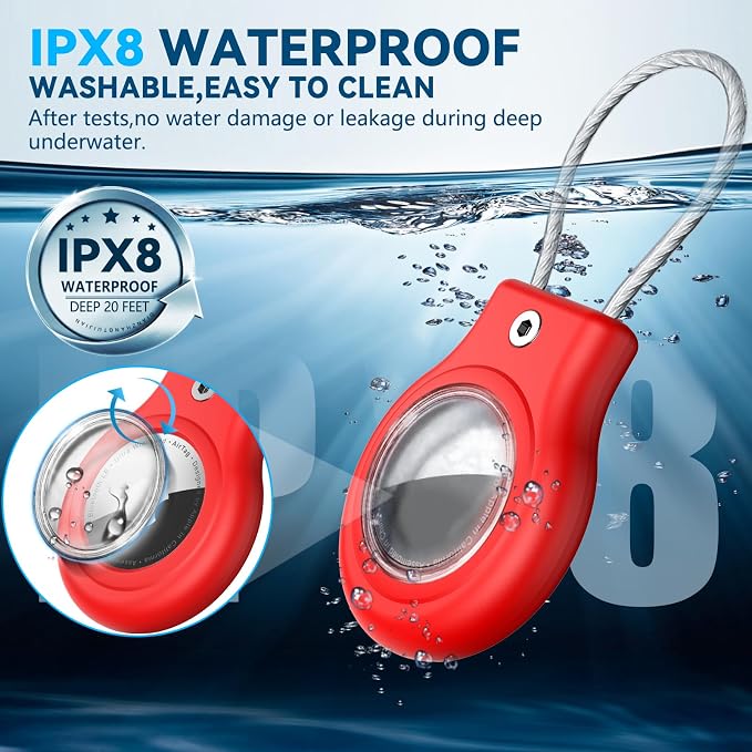 Waterproof Airtag Holder, 4 Pack Airtag Case - Image 2