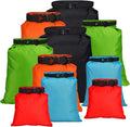 LEIFIDE 10 Pcs Ultralight Dry Bags Waterproof Lightweight Airtight Bags Ripstop by LEIFIDE