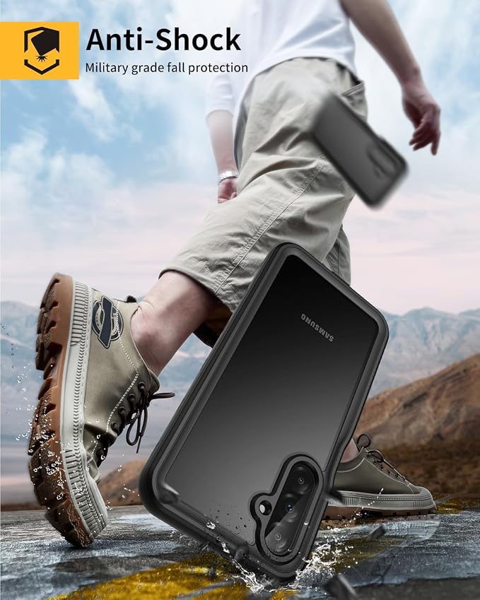Lanhiem for Samsung Galaxy A26 Phone Case, IP68 Waterproof Dustproof, Built-in - Image 3