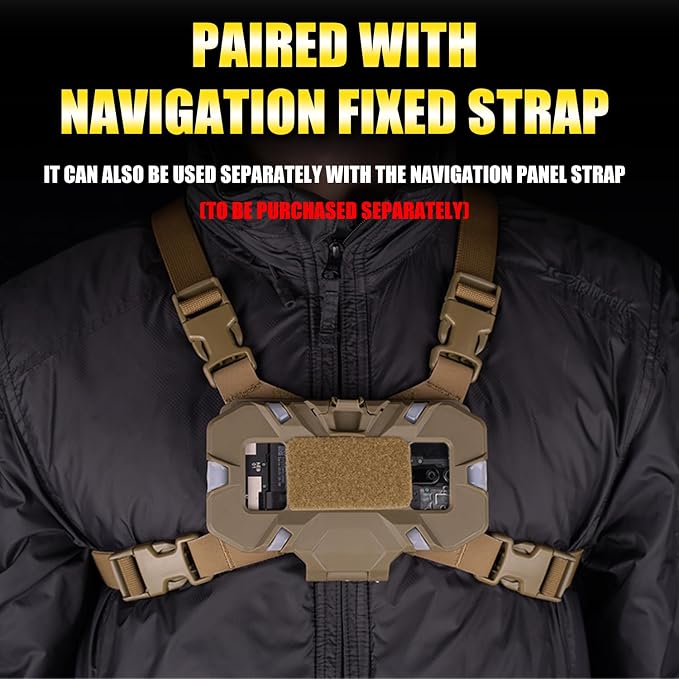 Zhongren Tactical Plate Carrier Vest Attachments Universal Phone Chest Mount - Image 6