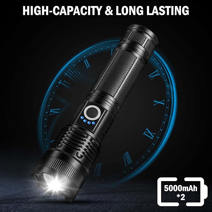 Lylting Rechargeable Flashlights High Lumens, 4 Pack 99, 000 Lumens Led - Image 4