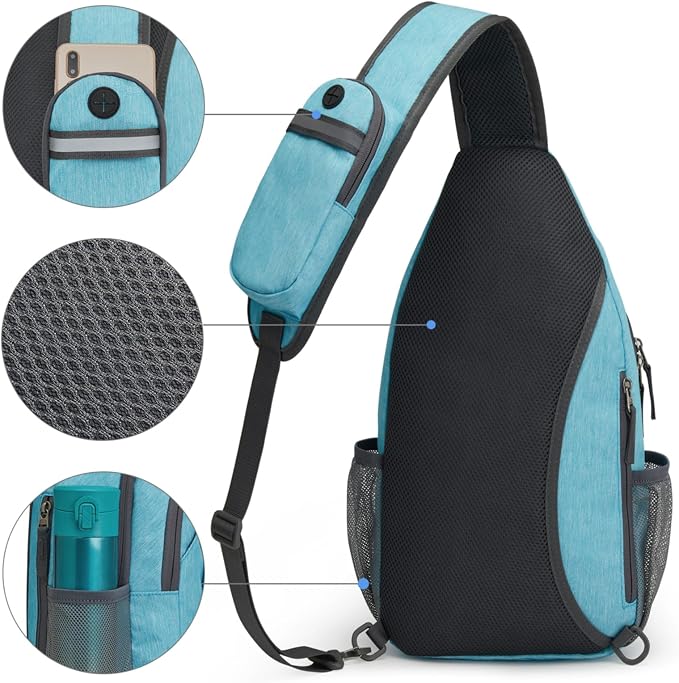 G4Free Sling Bag RFID Blocking Sling Backpack Crossbody Chest Bag Daypack - Image 6