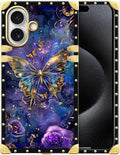 for iPhone 17 Case Luxury Golden Decoration by Unknown