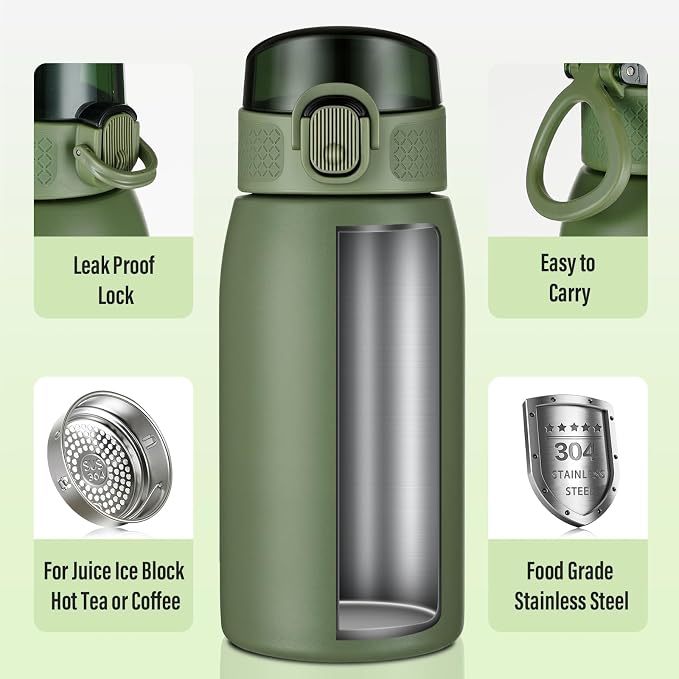 Insulated Water Bottle 12 oz - Image 4