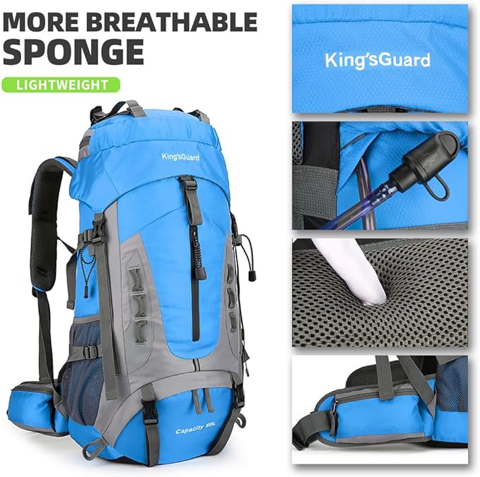 King'sGuard 60L Hiking Backpack - Image 3