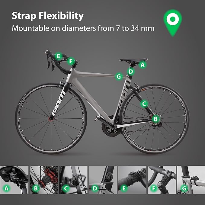 BONE Bike Air Tracker Tag Strap, Hidden Bicycle GPS Tracker Case - Image 3