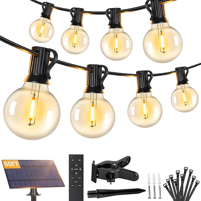 Brightever Solar String Lights Outdoor by Brightever