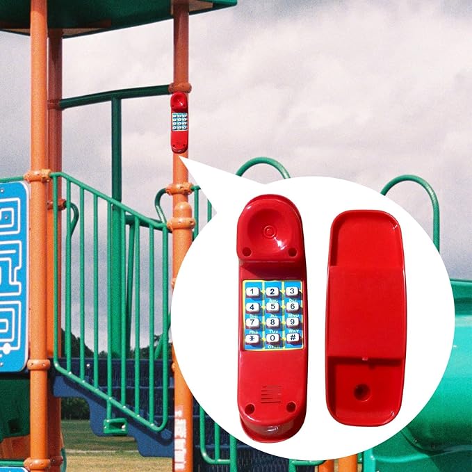Amagogo Pretend Phone Toy Kids Climbing Frame Accessories Playground Telephone - Image 3
