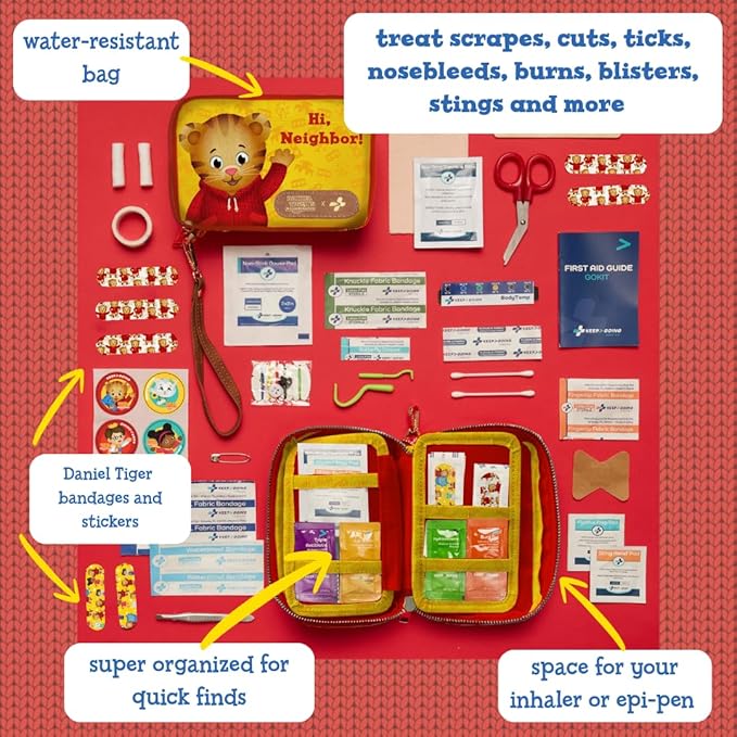 KeepGoing Daniel Tiger’s Travel First Aid Kit - Image 3