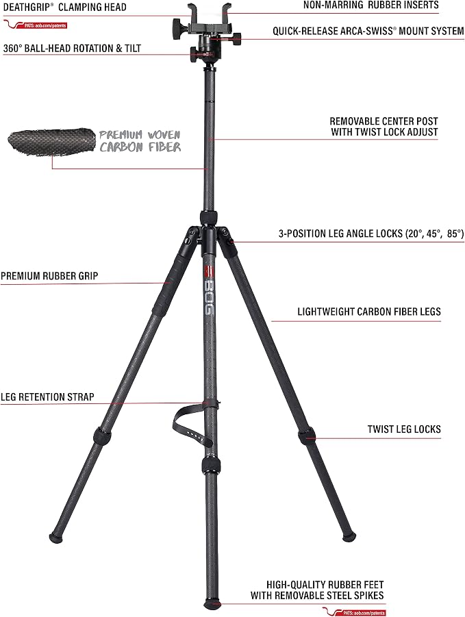 BOG DeathGrip Aluminum Tripod - Image 4