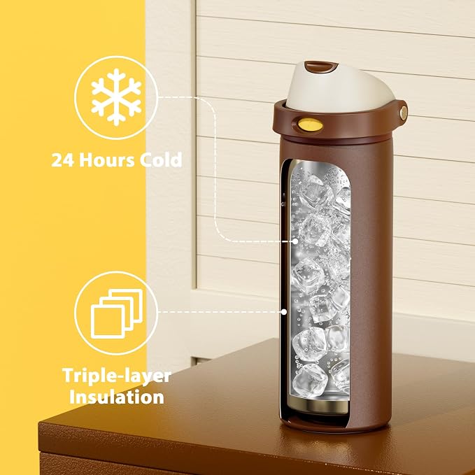 24 oz Insulated Water Bottle - Image 4