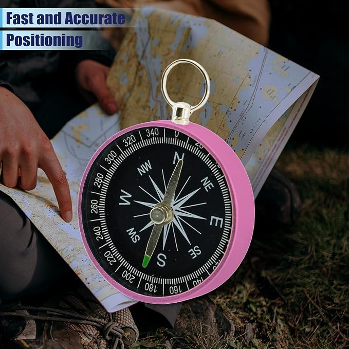 Pocket Compass, 2 Pieces Mini Compass - Image 7