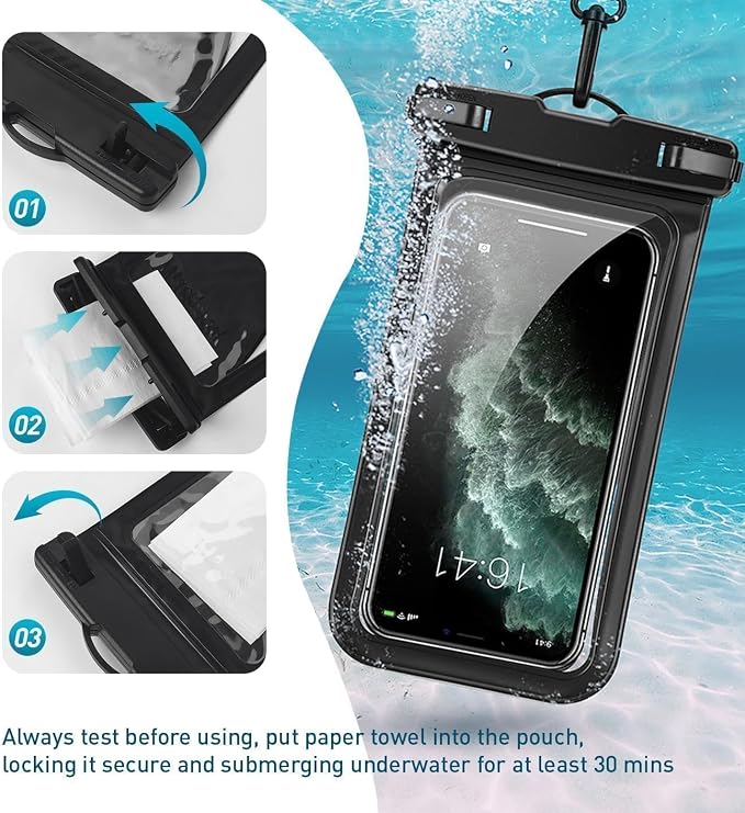Universal Waterproof Phone Case, - Image 5