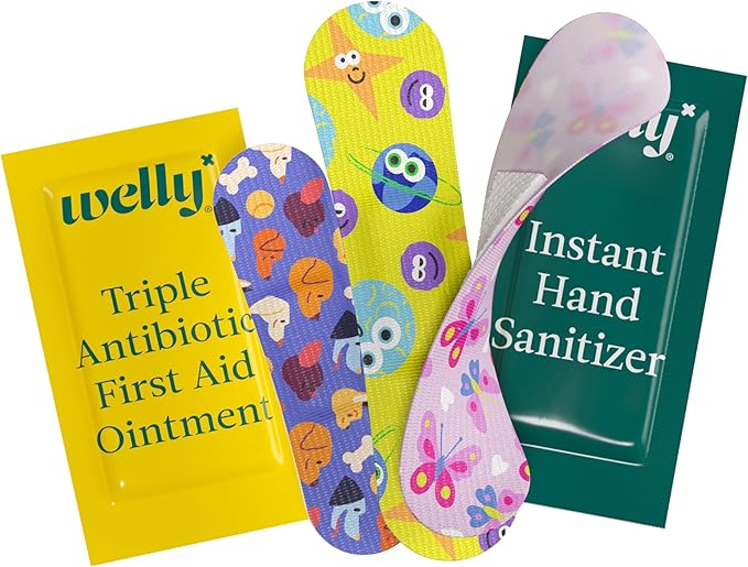 Welly Quick Fix, On The Go First Aid Kit, and Hand Sanitizer, Three Color - Image 5