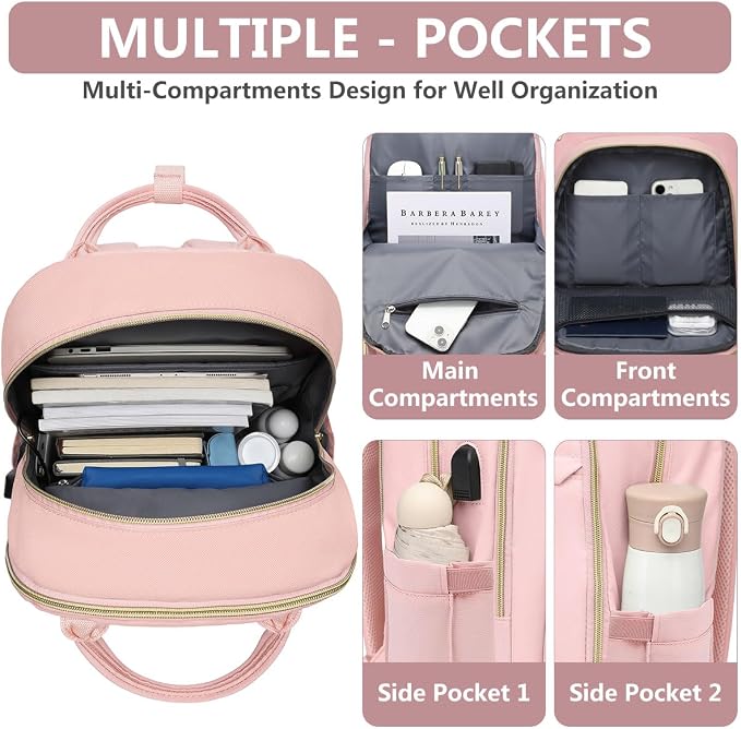 Laptop Backpack for Women Work Bag - Image 3
