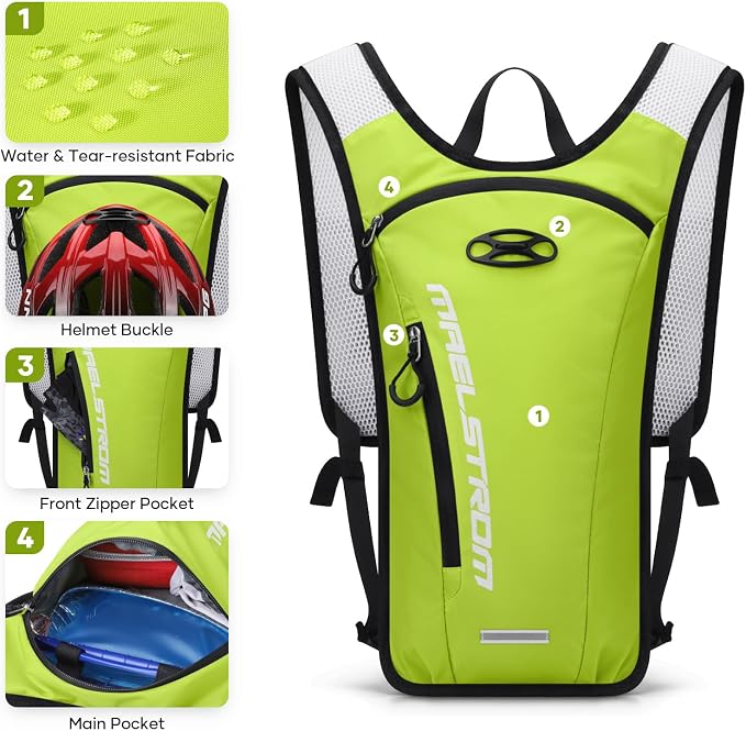 Maelstrom Hydration Backpack, Hiking Backpack - Image 2