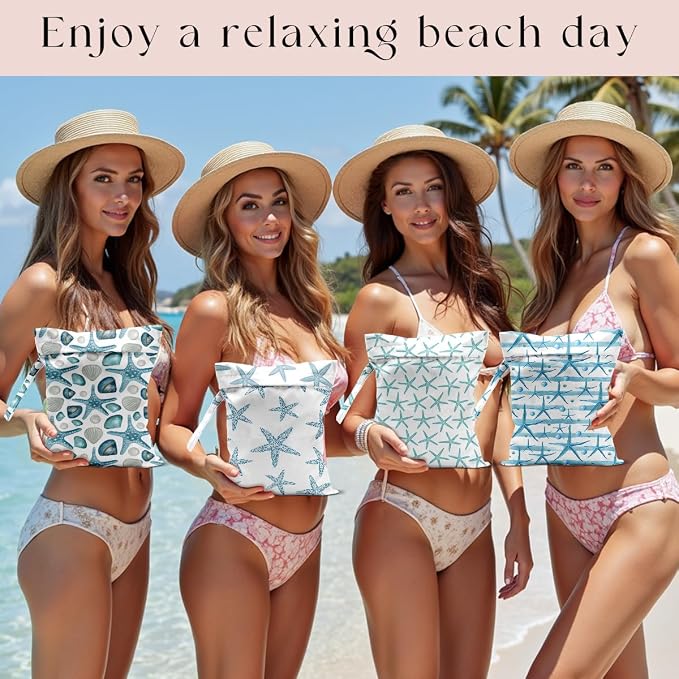 4 Pcs Wet Bag, Wet Dry Bag, Waterproof Bag, Beach Bag, Wet Bag - Image 4