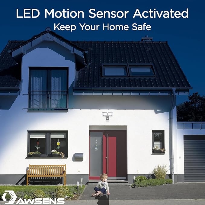 40W LED Security Lights Motion Sensor Light Outdoor, 180 Degree, 4000 LM Motion - Image 5