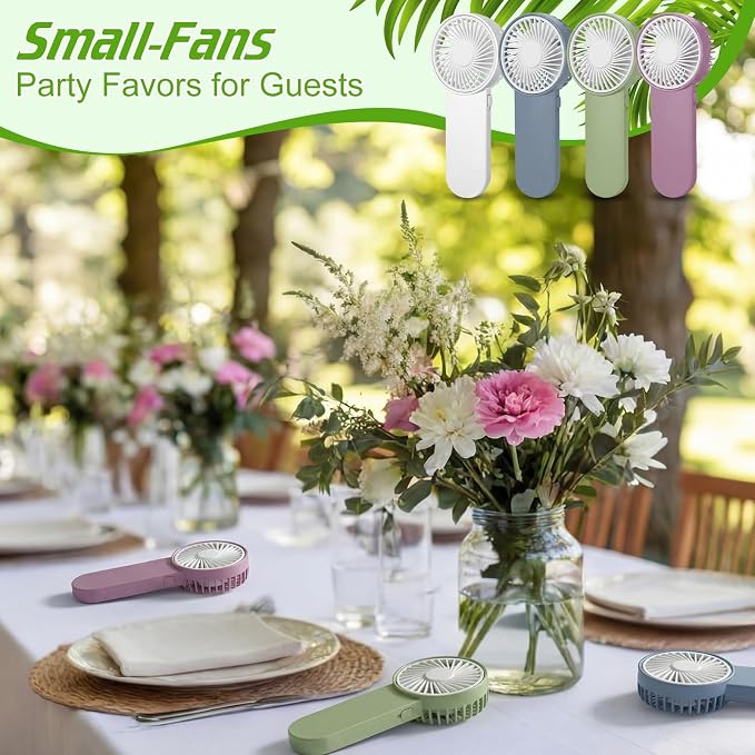 Sumind 20 Pcs Small Personal Portable Fan Mini Handheld Bulk 1 Speed Electric - Image 4