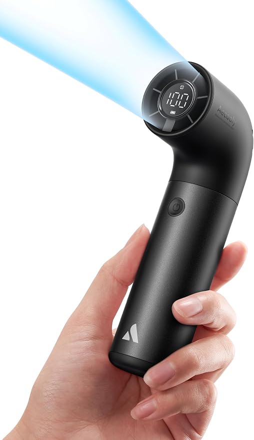 Aecooly Portable Handheld Fan, Powerful Turbo Mini Fan, 19000 RPM High Speed by Aecooly