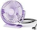 TriPole Desk Fan USB Powered Mini Portable Fan 3 Speeds Strong Airflow Small by TriPole
