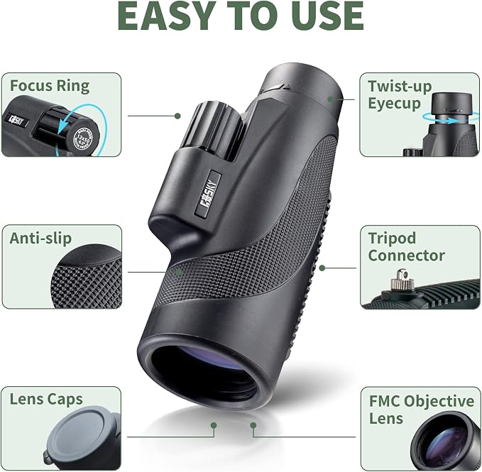 Gosky Titan 12X50 Monocular Telescope - Image 7