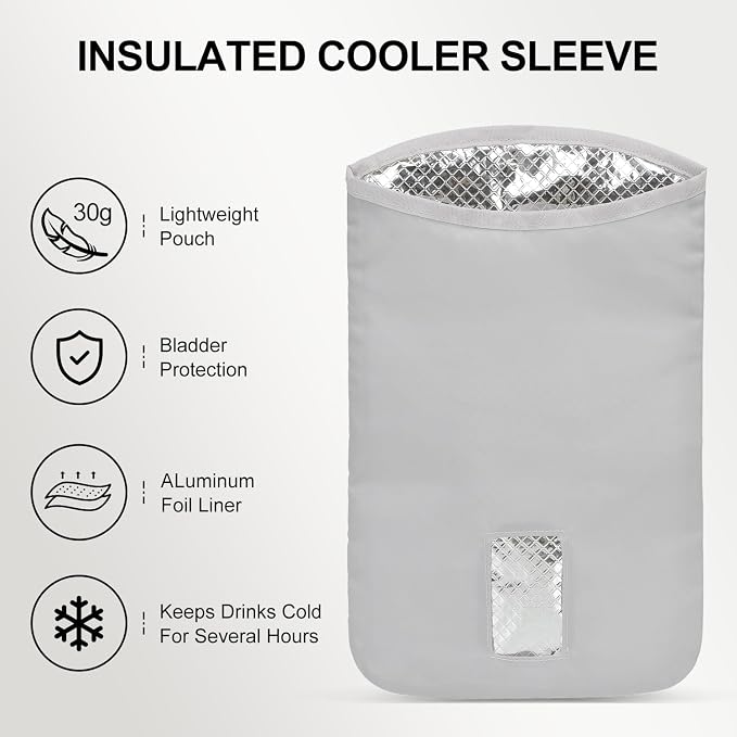 IX INOXTO Lightweight Insulated Cooler Bag Fits 1.5L & 2L Hydration Water - Image 2