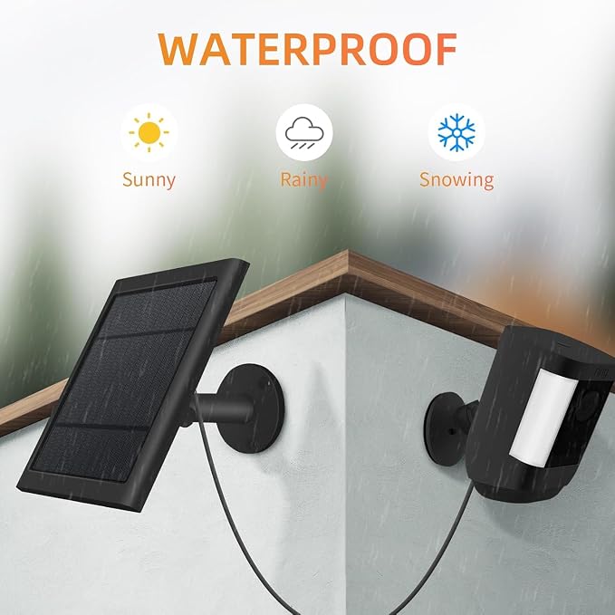 USB-C to Ring Barrel Plug 7Pack 4W Solar Charger - Image 2