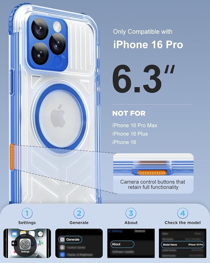for iPhone 16 Pro Waterproof Case - Image 2