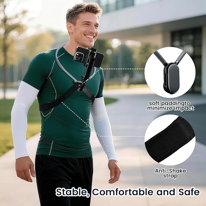 Hamillar Camera Phone Chest Neck Mount Holder - Image 2