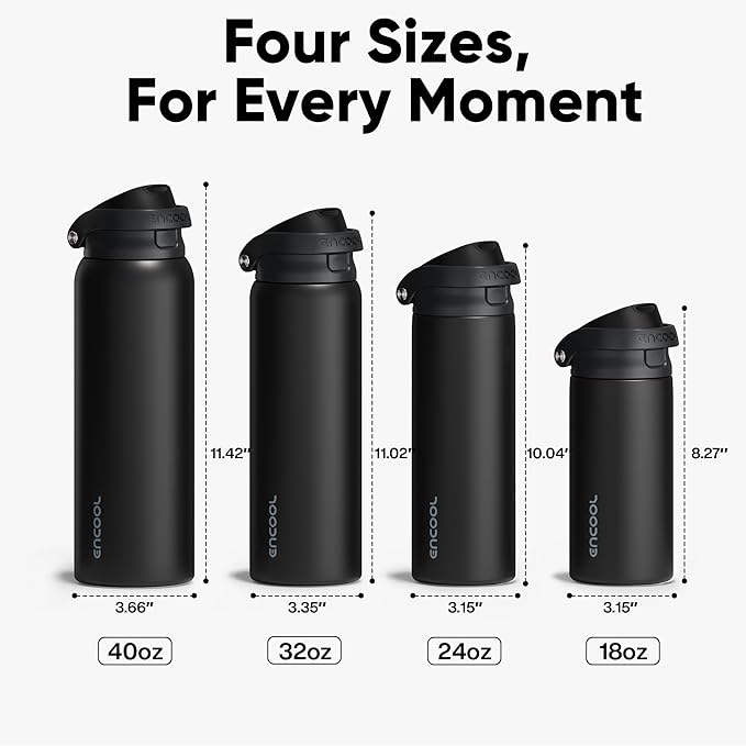 ENCOOL Leakproof Insulated Water Bottle - Image 8