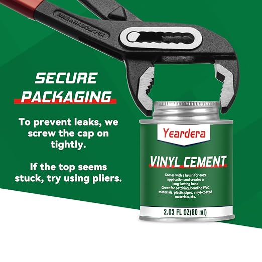 Vinyl Cement, High Strength Vinyl Glue, Waterproof PVC Cement, High Strength - Image 7