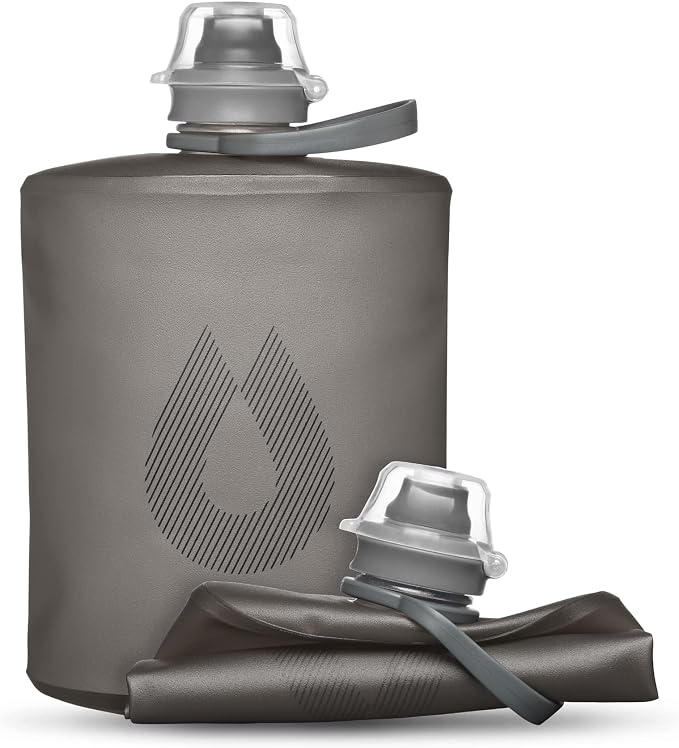 HydraPak Stow Collapsible Water Bottle – 350ml, 1L – Ultralight, Leak-Proof by Hydrapak