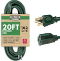 20 Foot Outdoor Extension Cord by Cablectric