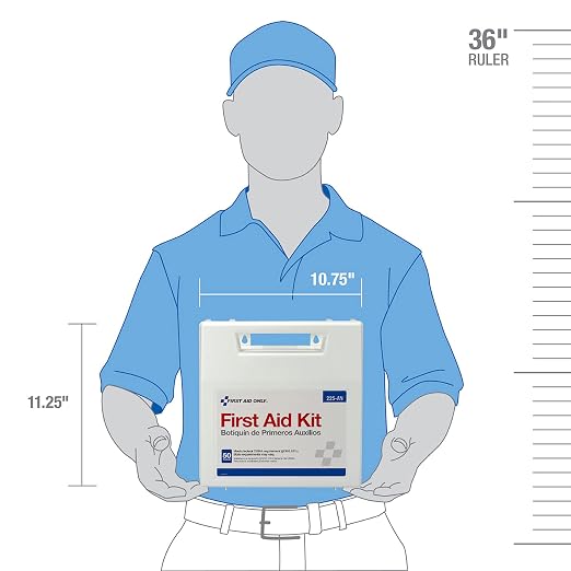 First Aid Only 225-AN 50-Person OSHA-Compliant First Aid Kit, Emergency First - Image 6