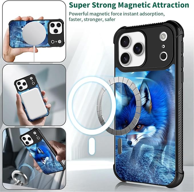 for iPhone 17 Pro Max Case, for MagSafe Graphic Design for Girl Boy Soft - Image 4