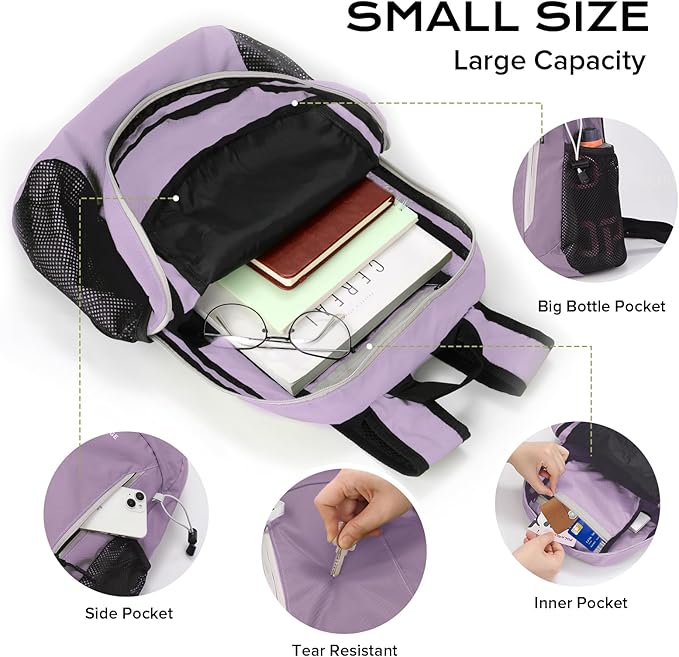 VPBAGE 15L Water-resistant Hiking Daypack - Image 3