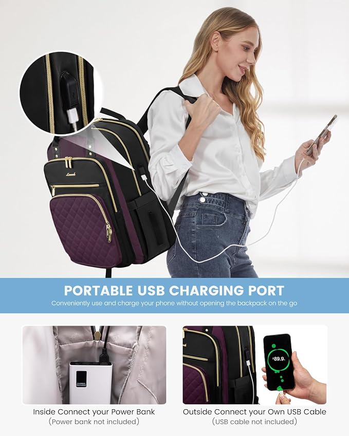 LOVEVOOK Laptop Backpack for Women - Image 7