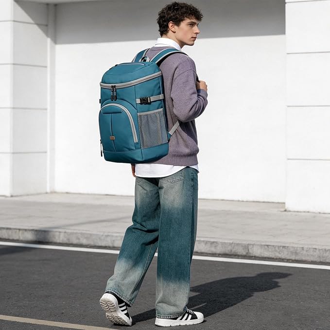 Pritent Cooler Backpack for Men Women Insulated Waterproof Backpack Cooler Leak - Image 2