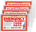 Emergency Thermal Blanket, Mylar Space Blanket Survival Kit by KingtooSize