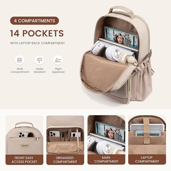 LOVEVOOK Laptop Backpack for Women - Image 3
