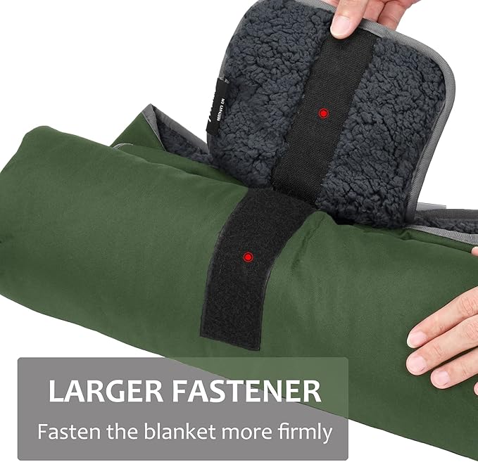 Tirrinia Large Waterproof Outdoor Blanket, Soft Warm Windproof Stadium Blanket - Image 3