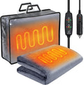 Riakrum 12v Car Heated Blanket 57"x43", Portable Electric Car Blanket by Riakrum