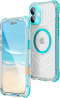WIFORT for iPhone 16 Plus Waterproof Case, Fit for Magsafe Full Body Magnetic by WIFORT