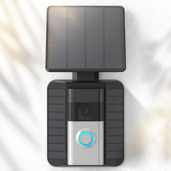 Doorbell Solar Charger Compatible by QIBOX