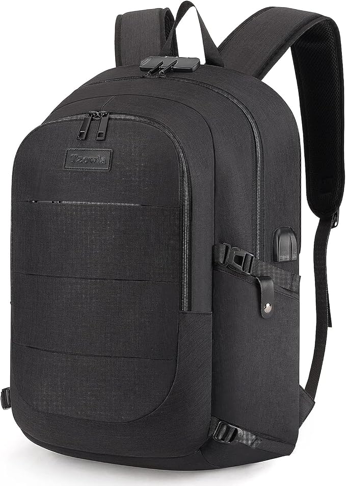Tzowla Travel Laptop Backpack Water Resistant Anti-Theft Bag - Image 4