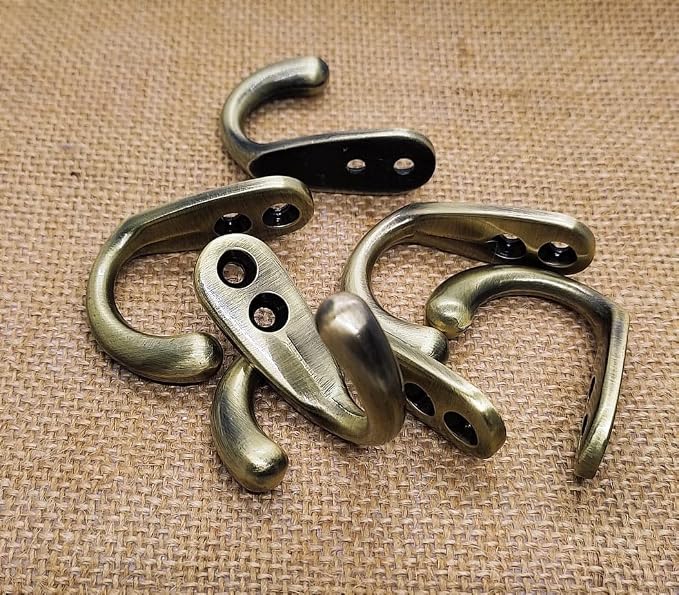 FAPBADRI Multipurpose Hooks, Used to Hang Clothes, Curtain Hold Backs, Antique - Image 2