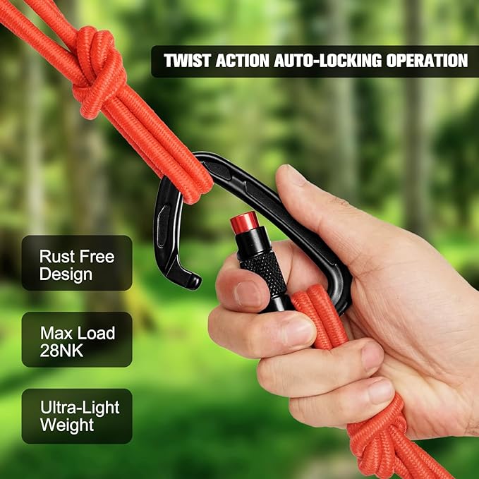 Oupeng sky Auto Locking Carabiner Clips - Image 4