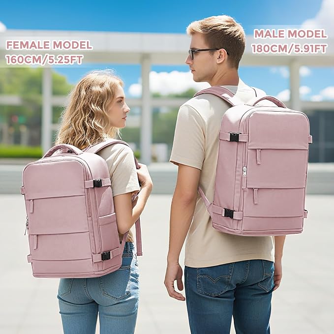 coowoz Travel Backpack For Women Men, Carry On Backpack, Hiking Backpack - Image 2